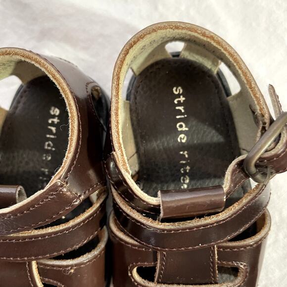 lot of 2 Pair Baby Infant shoes size 2 FILA and Stride Rite Leather  sneakers - Picture 6 of 11